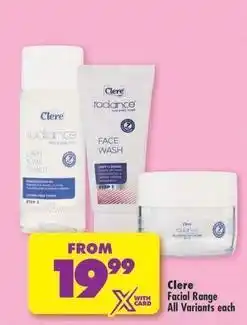 Shoprite Clere - facial range offer