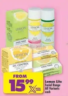 Shoprite Today - facial range offer