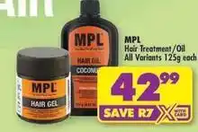 Shoprite Hair treatment/oil, hair gel offer
