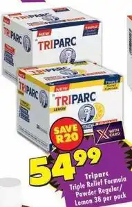Triple relief formula powder regular/lemon