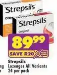 Shoprite Strepsils - lozenges offer