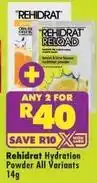 Shoprite Rehidrat - hydration powder offer