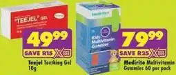 Shoprite Teejel teething gel offer