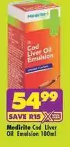 Shoprite Cod liver oil emulsion 100ml offer