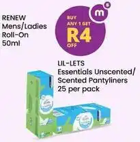 Shoprite Lil-lets - roll-on 50ml offer