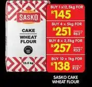 Shoprite Sasko - cake wheat flour offer