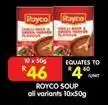 Shoprite Royco - soup offer