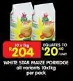 Shoprite White star - white star maize porridge offer
