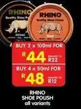 Shoprite Shoe polish offer