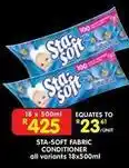 Shoprite Sta-soft - fabric conditioner offer