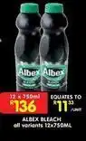 Shoprite Albex - bleach offer