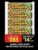 Shoprite Refuse bags offer