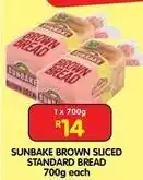 Shoprite Brown sliced standard bread offer