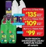 Shoprite Plush - bleach/dishwashing liquid/furniture polish offer