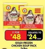 Shoprite Goldi - frozen chicken soup pack offer