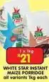 Shoprite White star - instant maize porridge offer