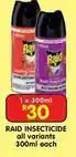 Shoprite Raid - insecticide offer