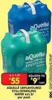 Shoprite Aquelle - aquellé unflavoured still/sparkling water offer