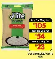Shoprite D'lite - parboiled white rice offer