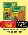 Shoprite Knorr - soup all variants offer