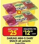 Shoprite Darling - mini-d dairy snack offer