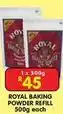 Shoprite Royal - baking powder refill offer