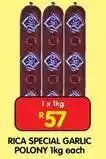 Shoprite Special garlic polony offer