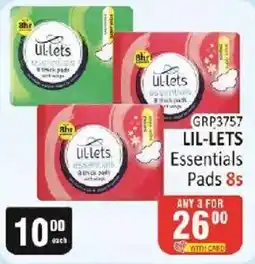 KitKat Cash and Carry LIL-LETS Essentials Pads offer