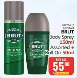 KitKat Cash and Carry BRUT Body Spray Assorted offer