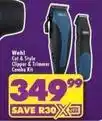 Wahl - cut & style clipper & trimmer combo kit