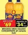 Shoprite Brookes - squash concentrate offer
