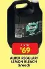 Shoprite Albex - regular/ lemon bleach offer