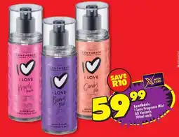 Shoprite I love fragrance mist offer