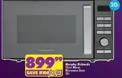 Shoprite Silver mirror microwave oven offer