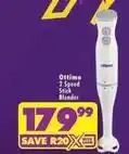 Ottimo - 2 speed stick blender