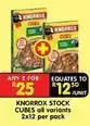 Shoprite Knorrox - stock cubes offer
