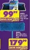 Shoprite Addis - soft bristle blue/red floor broom offer