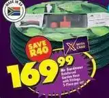 Shoprite Reinforced garden hose with fittings offer