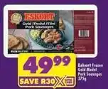 Shoprite Eskort - gold medal mini pork sausages offer