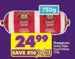 Shoprite French polony offer
