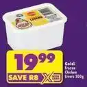 Shoprite Goldi - frozen chicken livers offer