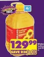 Shoprite Sunflower seed oil offer