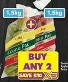 Shoprite Econo - apples pears offer