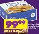 Shoprite Cars - sausage rolls offer