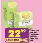 Shoprite Even tone complexion/vanishing cream offer