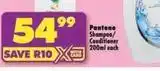 Shoprite Pantene - shampoo/conditioner offer
