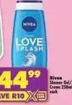 Shoprite Nivea - shower gel/creme offer