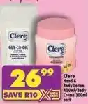 Shoprite Clere - hand & body lotion/body creme offer