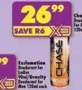 Shoprite Exclamation - deodorant offer