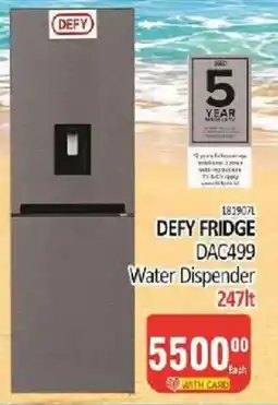 KitKat Cash and Carry DEFY FRIDGE DAC499 Water Dispenser offer